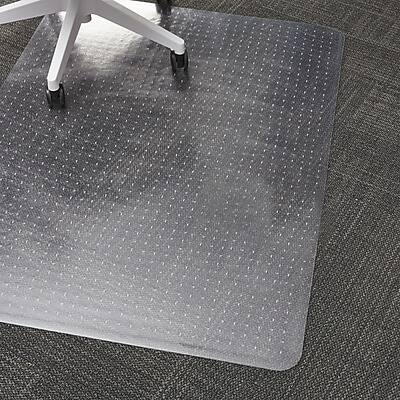Alt View 1. Staples - Staples Carpet Chair Mat with Lip, 36" x 48'', Low-Pile, Clear (20229-CC) - Clear.
