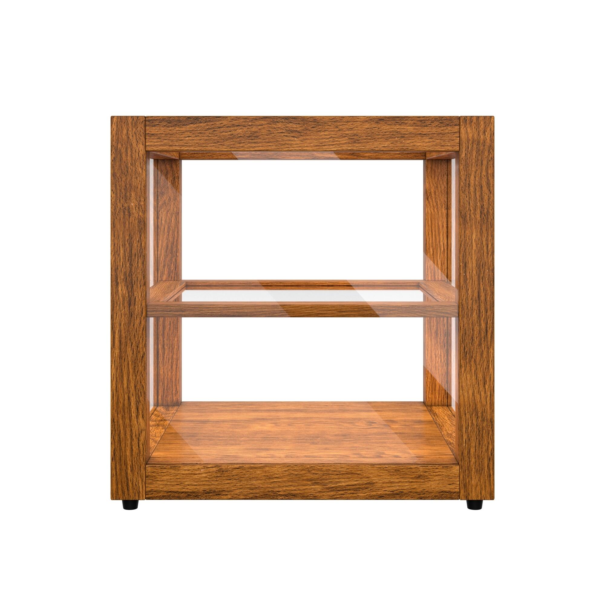 Alt View 9. Koolmore - 15 In. Artisan Light Wooden Bakery Display Square Case 1 Cu. ft. (KM-BDW-15L) - Ash wood color.