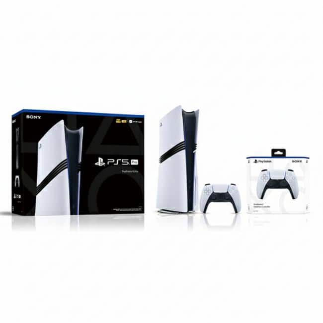 PlayStation 5 Pro Console + PlayStation 5 DualSense Wireless Controller - Includes PS5 Pro Console & 2 DualSense - PlayStation 5
