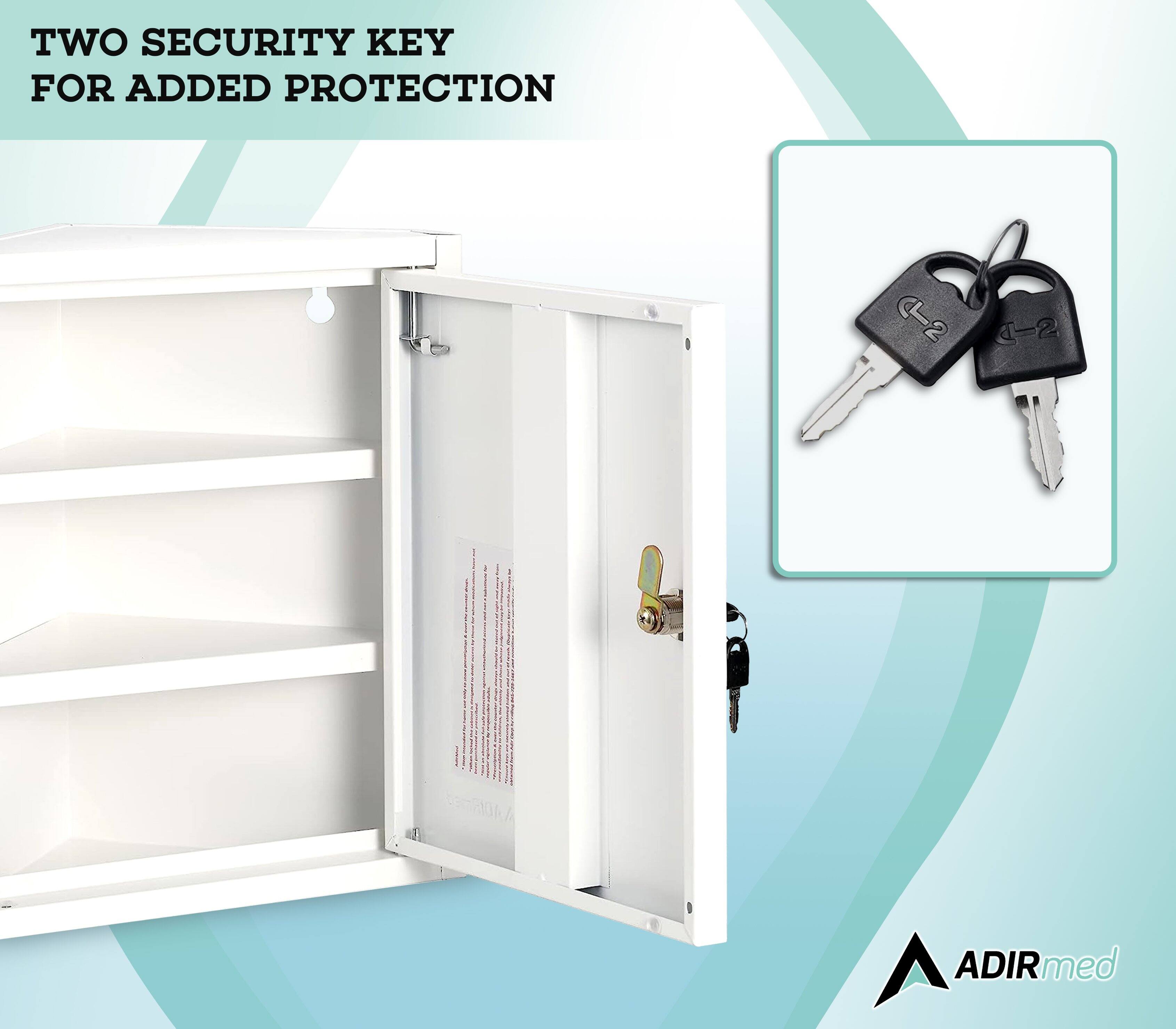 TWO SECURITY KEY FOR ADDED PROTECTION, C2 4-2 ADIRmed