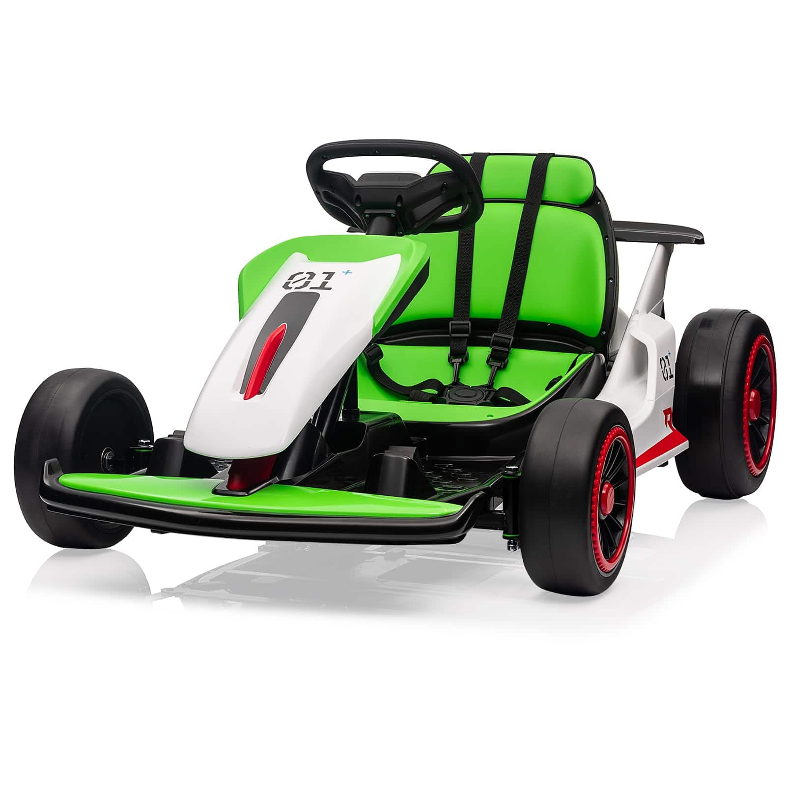 Qeetex - Electric Drift Go Kart for Kids - Green