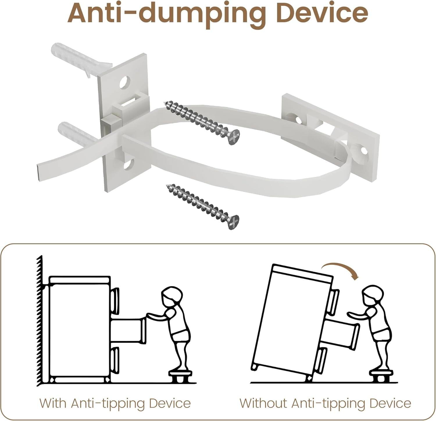 Anti-dumping Device

With Anti-tipping Device  
Without Anti-tipping Device