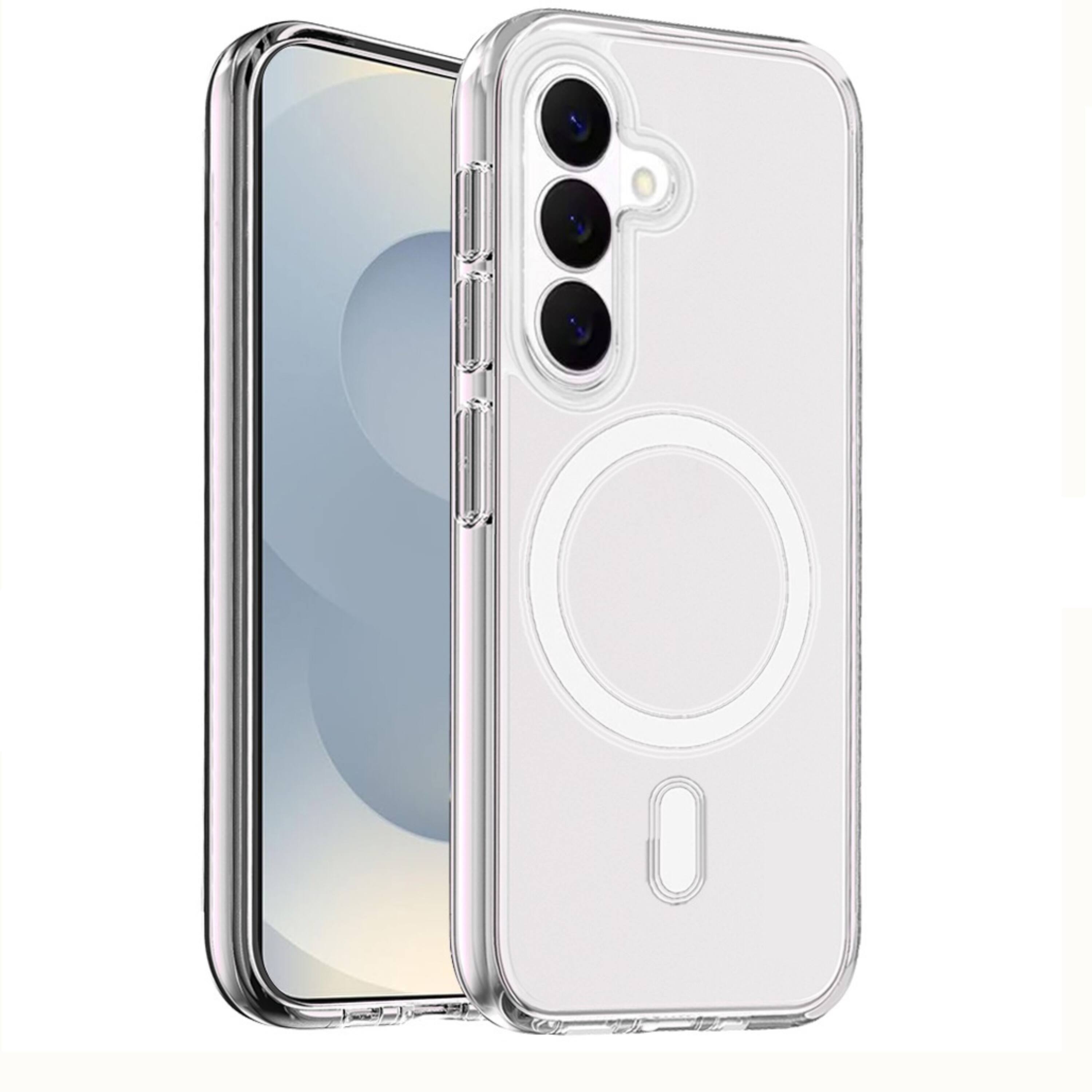Angle. Kitcheniva - Shockproof Translucent Protective Cover With Tempered Glass For Samsung S26 Plus Smoke - Smoke.