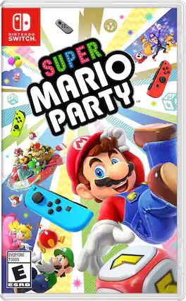 NINTENDO SWITCH. SUPER MARIO PARTY TM 3 EVERYONE TODOS ESRB - E (Everyone)