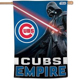 WinCraft - Chicago Cubs 28" x 40" Star Wars Empire Single-Sided House Banner - Multicolor