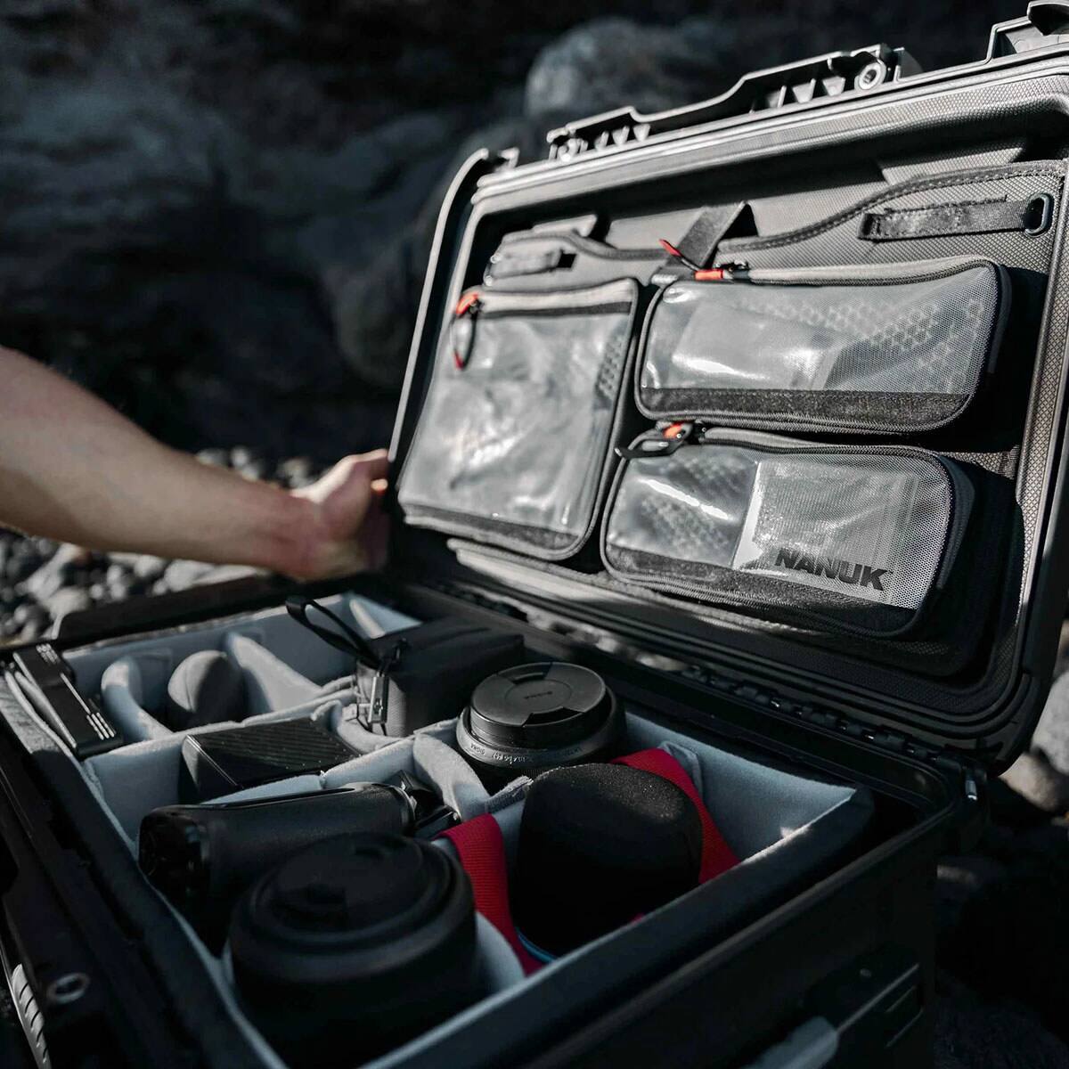 Alt View 3. NANUK - Nanuk Wheeled Series 935 NK-7 Resin Waterproof Protective Case, Black.