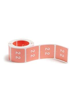 Smead - DCC Color-Coded Numeric Label, 2, Label Roll, Pink, 250 labels per Roll - Purple