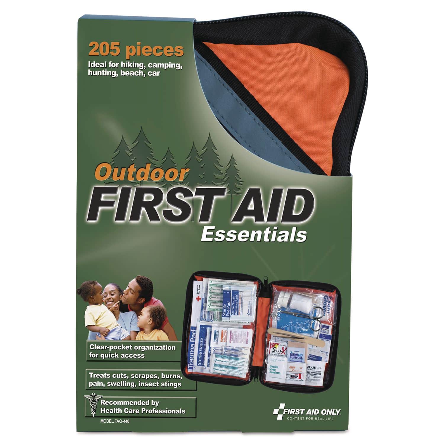 First Aid Only - Outdoor Softsided First Aid Kit - Orange