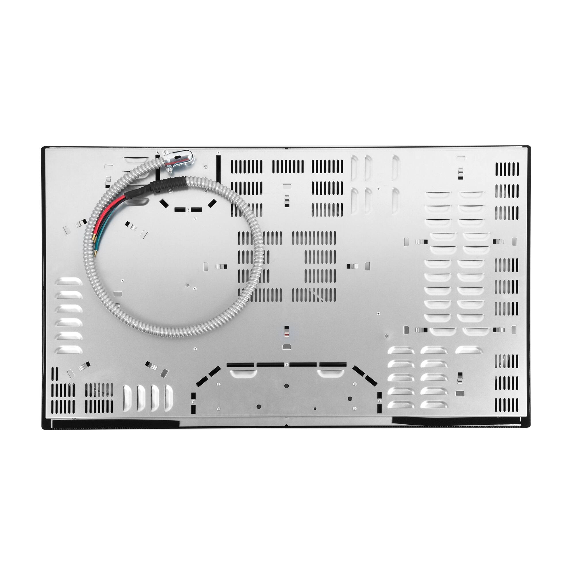 Alt View 8. COSMO - COS-365TBECC 36 in. Electric Ceramic Glass Cooktop, 5 Burners, Triple Zone Element, Sync Burners, Touch Controls - Black.