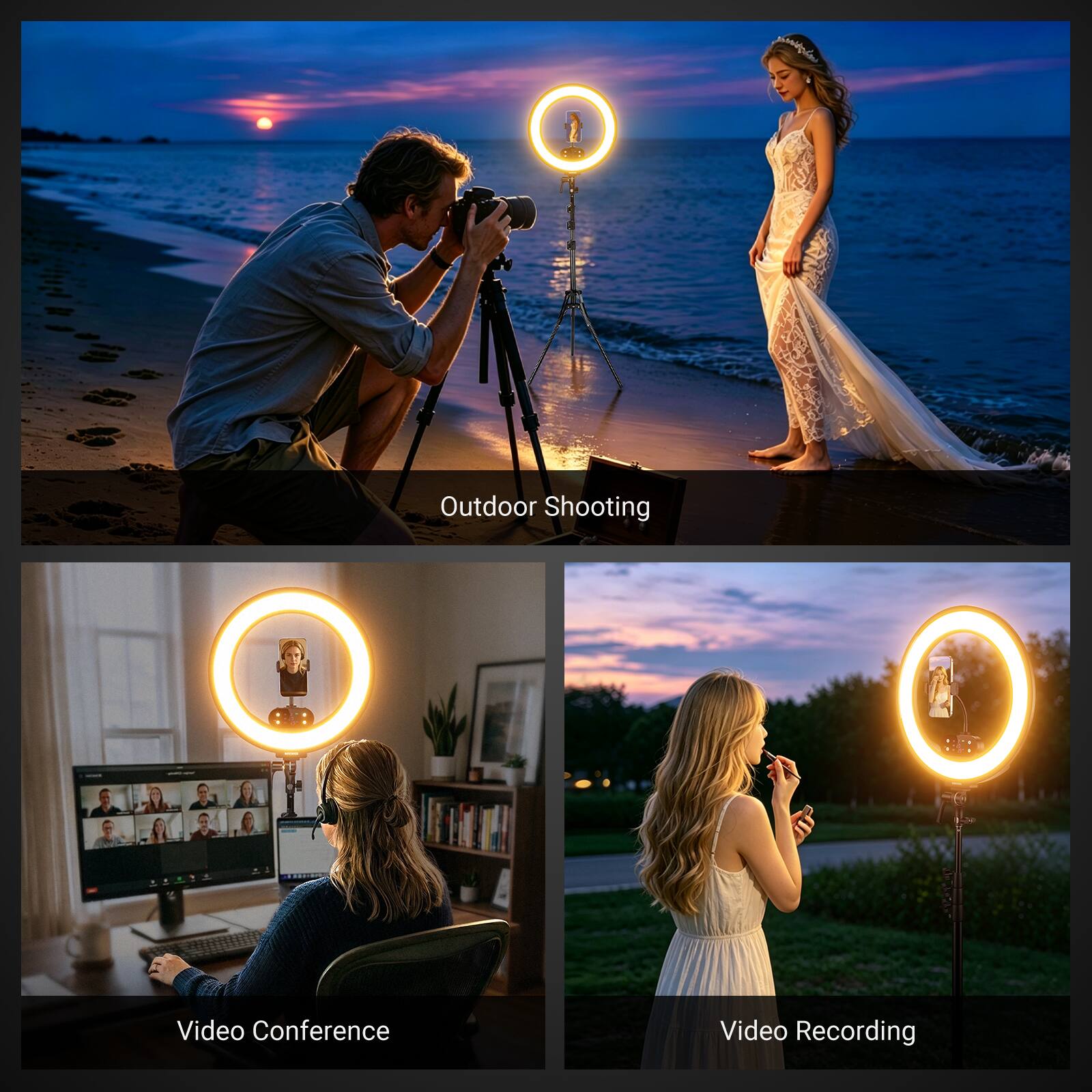 Outdoor Shooting  
Video Conference  
Video Recording