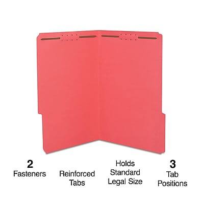 2 Fasteners  
Reinforced Tabs  
Holds Standard Legal Size  
3 Tab Positions