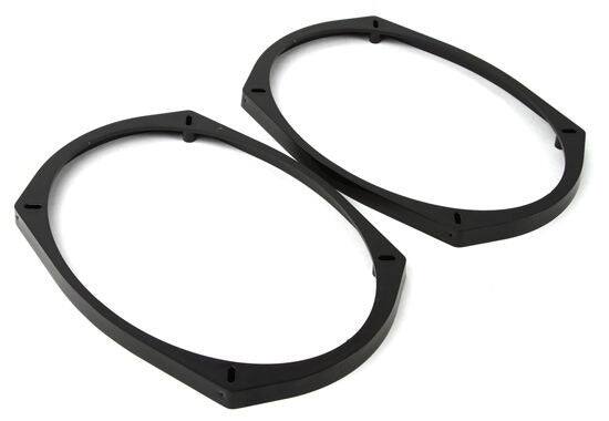 Alt View 4. NVX - 2019-2024 Ram 2500/3500 - 6x9" V-Series Rear Speaker Upgrade Kit - Black.