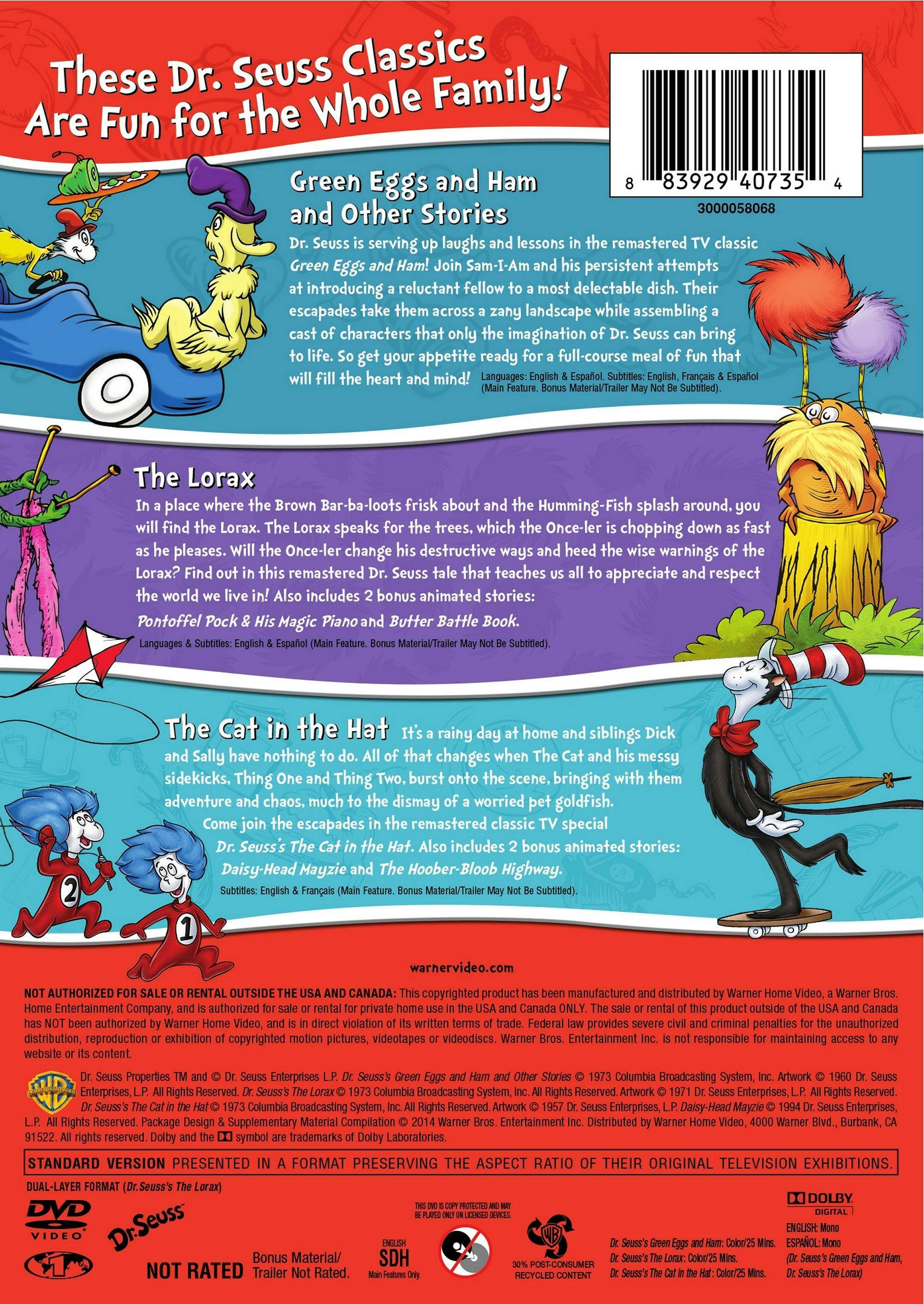 Angle. Dr. Seuss Collection (Box Set) [DVD].