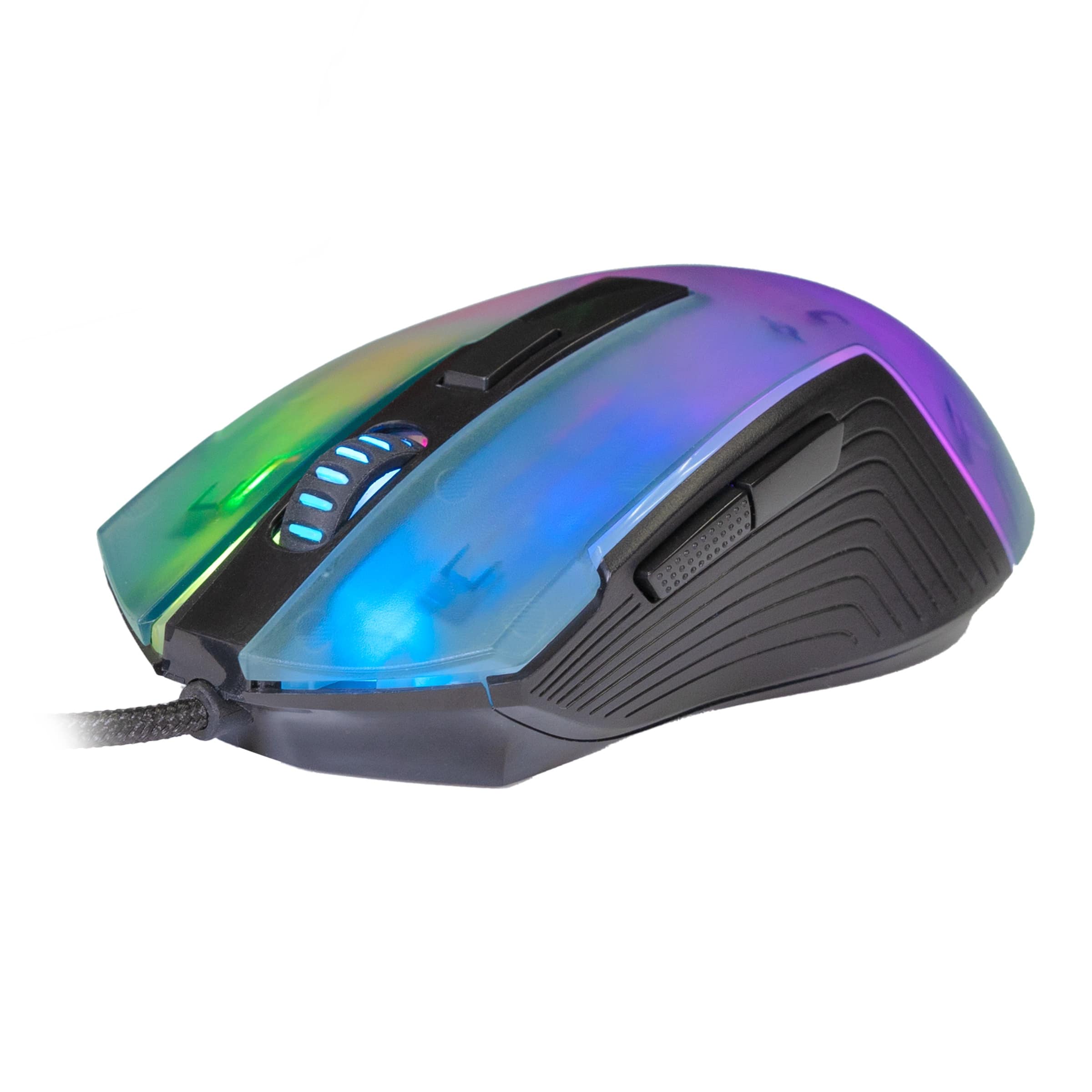 Alt View 12. iBUYPOWER - iBUYPOWER - Chimera KM7 Full-Size Wired Membrane RGB Keyboard and Optical Mouse Bundle - Black.