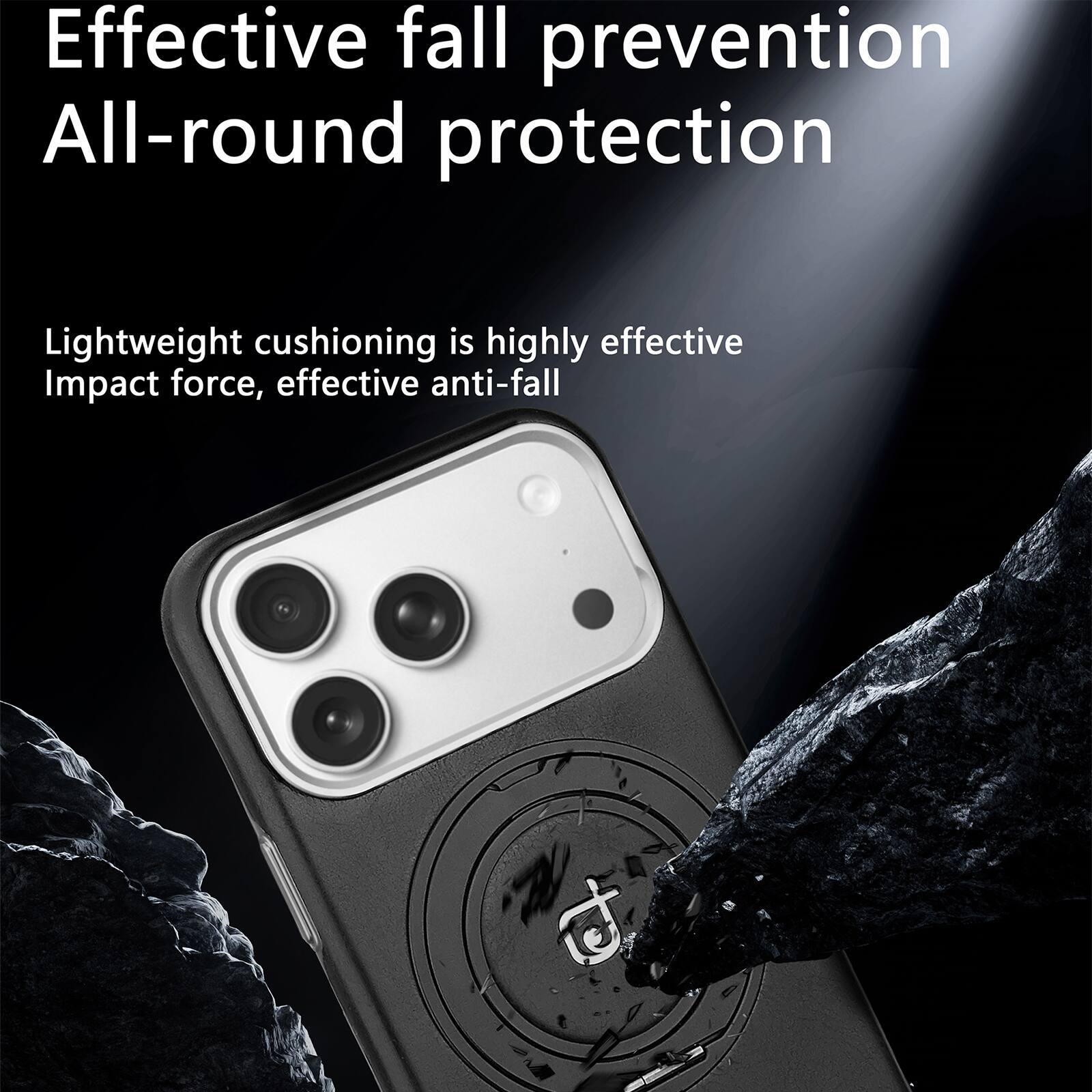 Effective fall prevention  
All-round protection  

Lightweight cushioning is highly effective  
Impact force, effective anti-fall