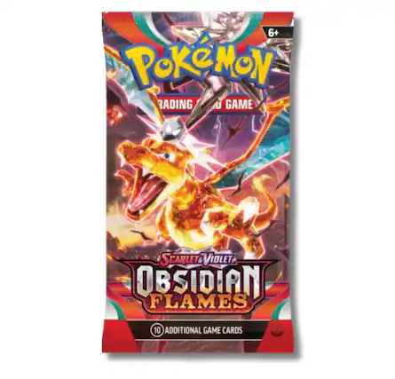 6+ Pokémon Trading Card Game Scarlet & Violet Obsidian Flames 10 Additional Game Cards