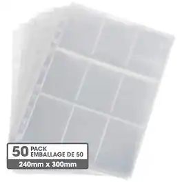 Biogenik - 9 - Pocket Trading Card Binder Sleeves (50 Pack)