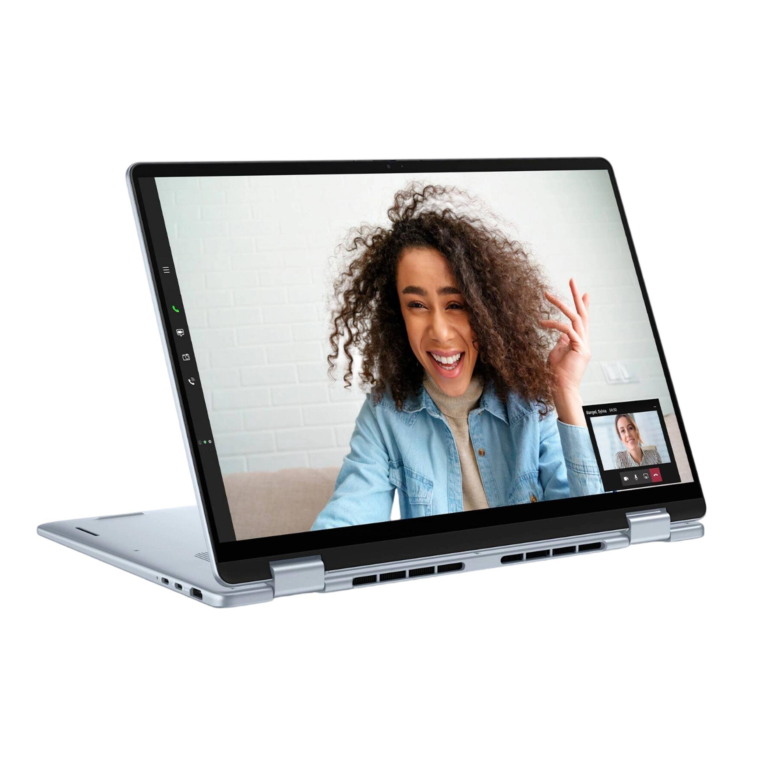 Alt View 8. Dell - Dell Plus 16" FHD+ 2-in-1 Touchscreen Laptop,Intel Core Ultra 7 256V,16GB RAM,1TB SSD,Intel Arc Graphics,Win 11 Pro,Blue - Blue.