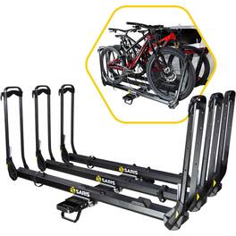 Saris - MHS Hitch Bike Rack - 3 Bikes Modular Bike Rack Hitch System for Cars - Trucks and SUVs - Carbon Black