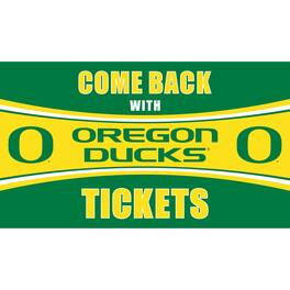 Evergreen Enterprises - Oregon Ducks 28" x 16" Come Back With Tickets Door Mat - Multicolor