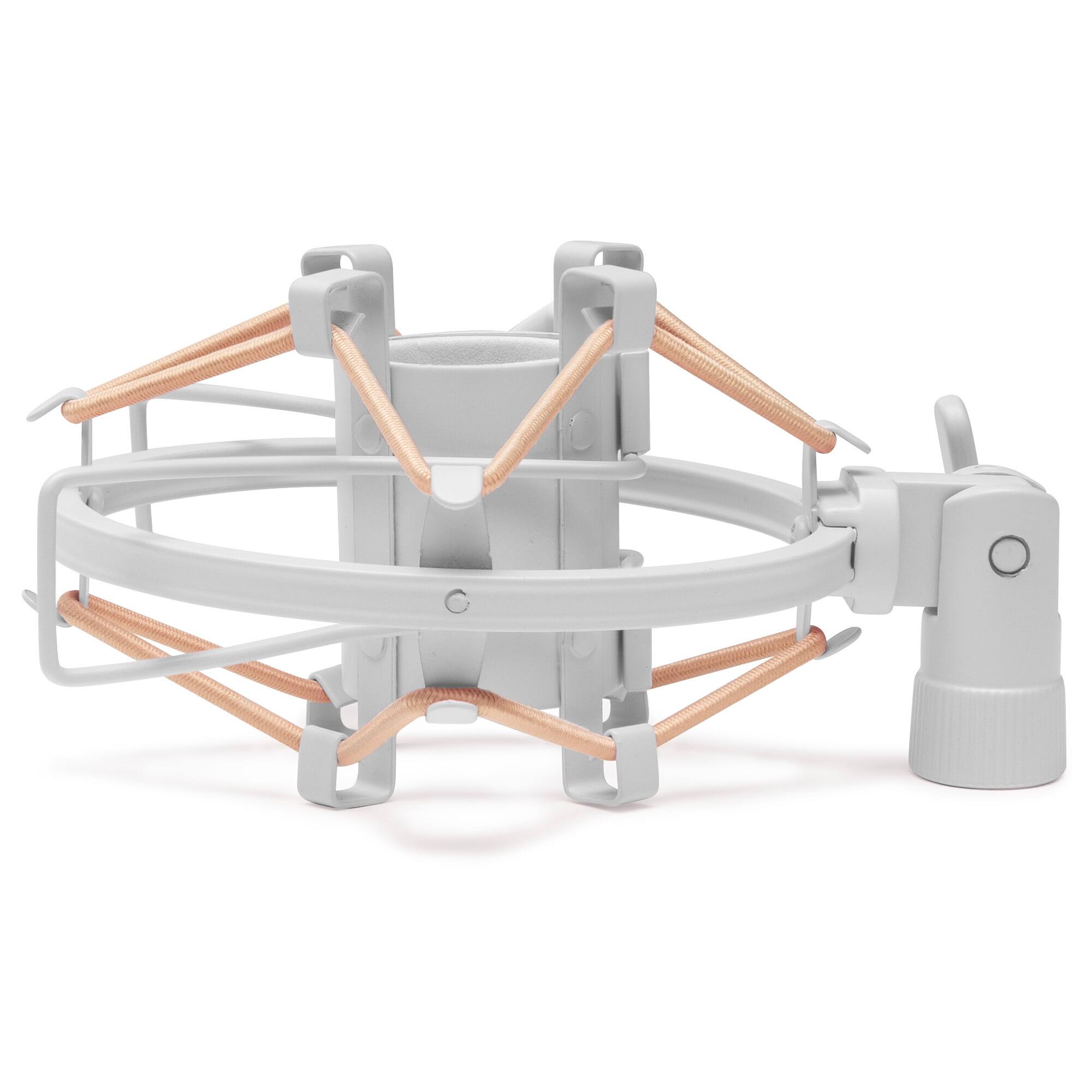 Angle. FocusProAudio - Focus Pro Audio Shock Mount for Samson Q2U Microphone - White.