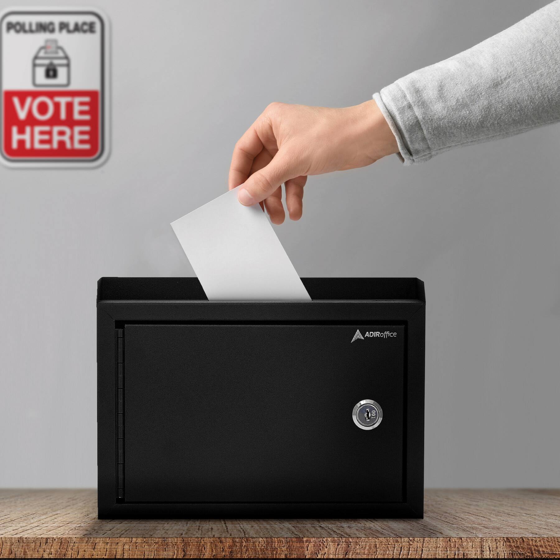 POLLING PLACE VOTE HERE A ADIRoffice 12