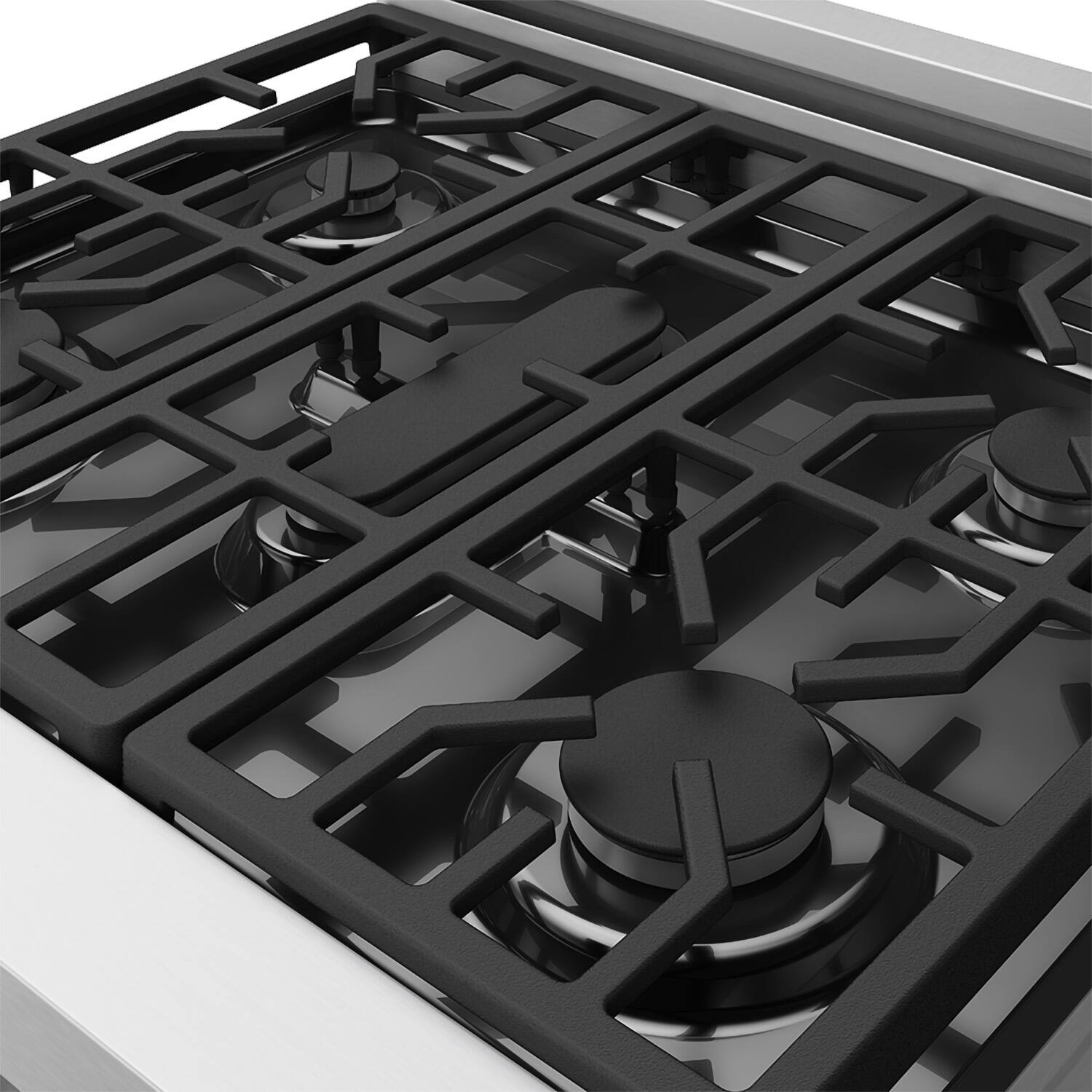 Alt View 2. Thor Kitchen - Gordon Ramsay Series by Thor Kitchen 4.55 Cu. Ft Freestanding Gas Range with Rose Gold Hardware - Stainless Steel.