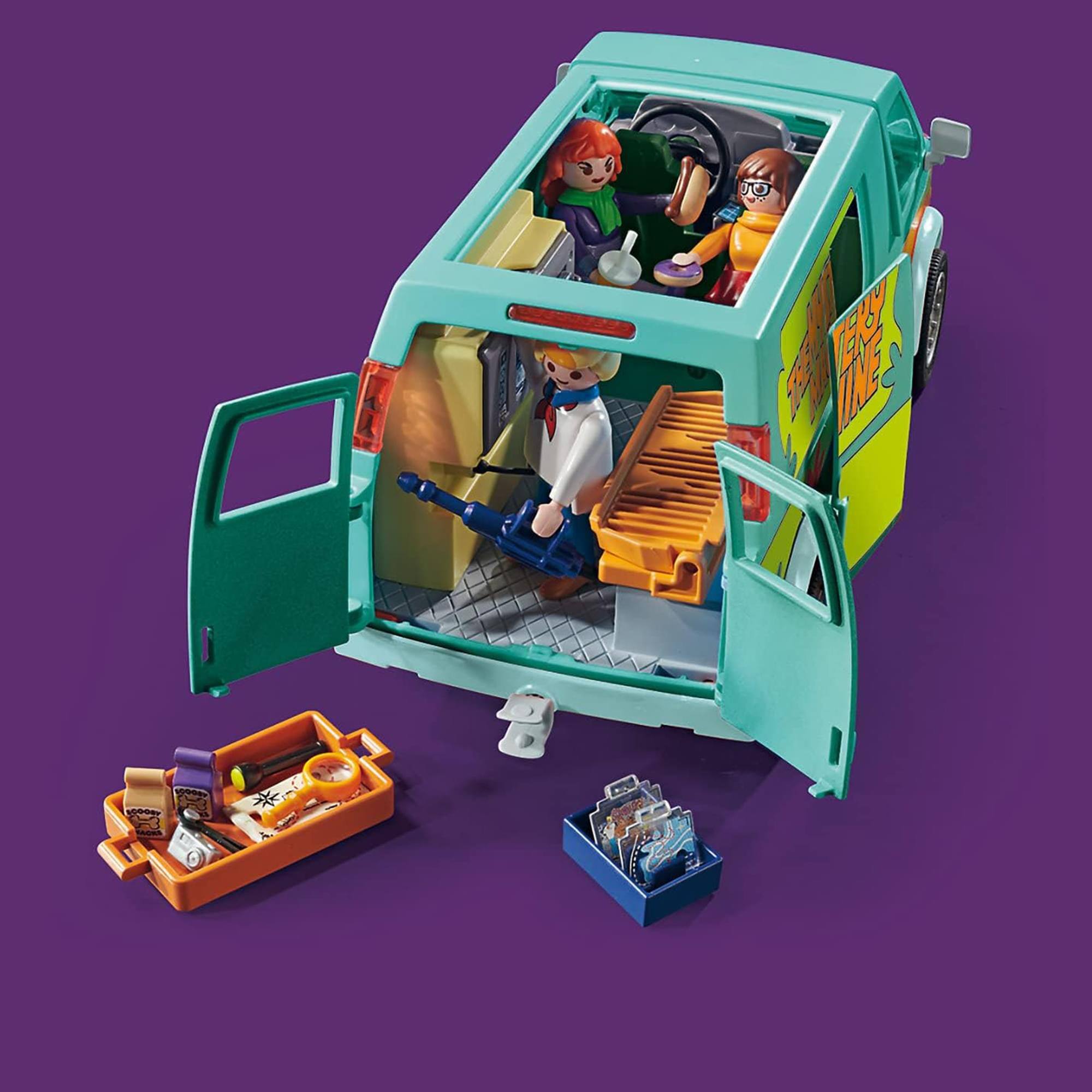 Alt View 2. Playmobil - Scooby-Doo! Playmobil 70286 Mystery Machine Building Set - Multi-Color.