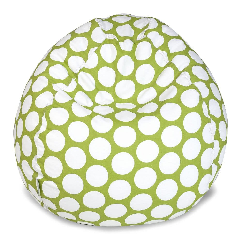 Majestic Home - Small Bean Bag Polka Dot (Large) Hot - Green