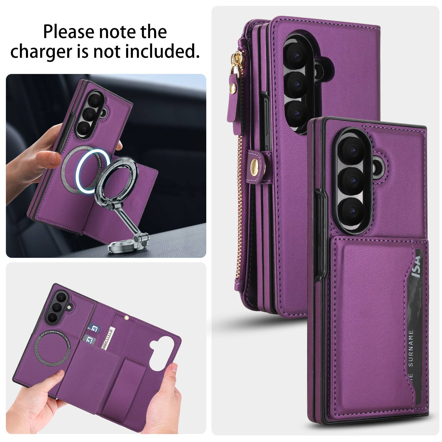 Please note the charger is not included.

ISA
THE SURNAME