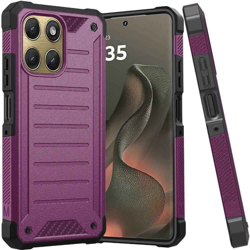 Equipd - Phone Case for Motorola Edge 2026 (6.3 Inch), Heavy Duty Rugged Shockproof Full Body Protection Cover - Dark Purple price history on PriceWatchPro