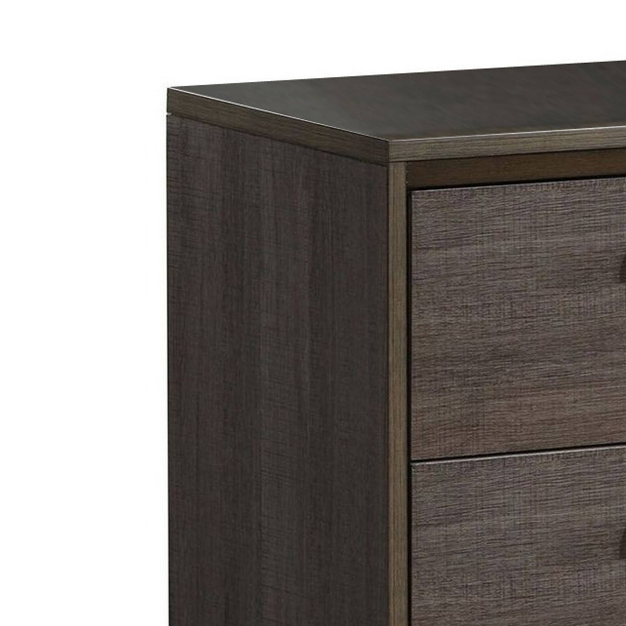 Alt View 1. Manhattan Lane - Manvel Contemporary Style Night Stand - Antique Gray.