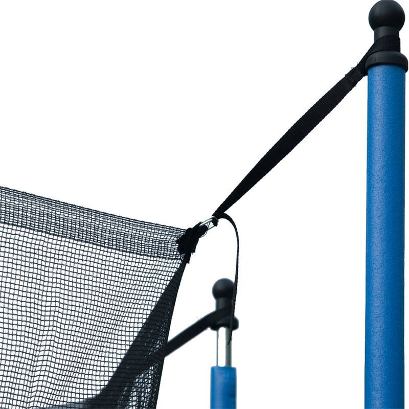 Alt View 8. HTUTWOO - Trampoline for Adults & Kids 14FT with Basketball Hoop - Outdoor Trampoline with/Ladder,Safety Net,Duty Mat,Spring Cover - Blue.