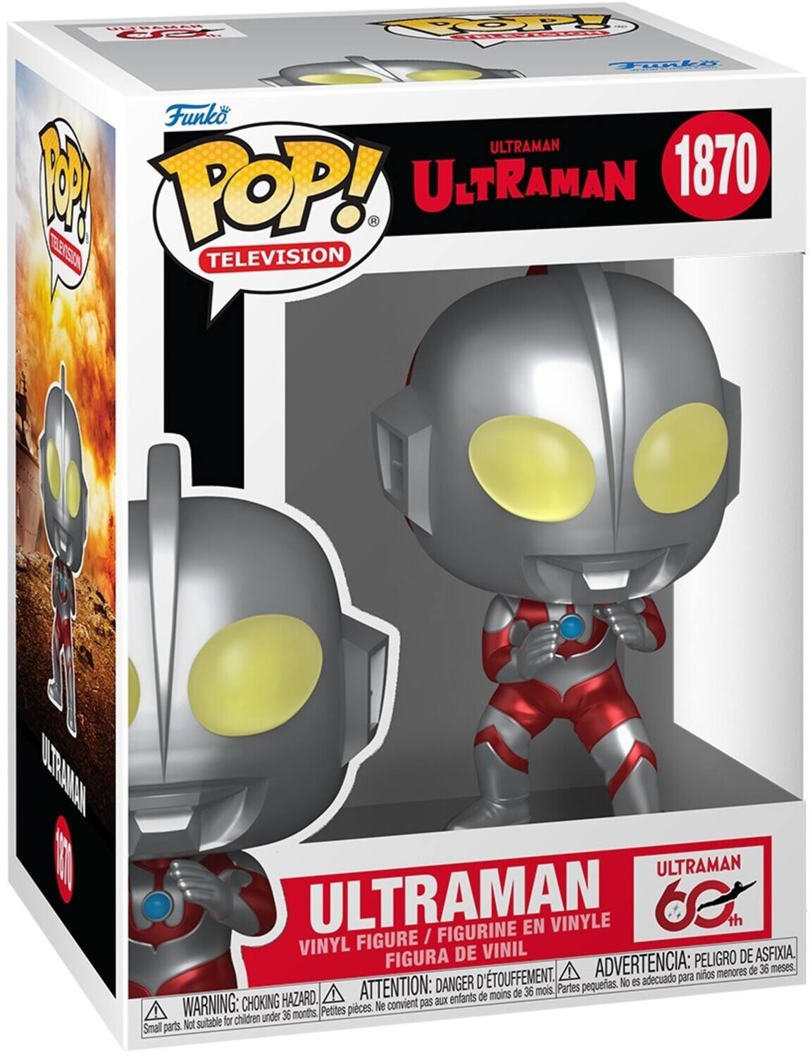 ULTRAMAN CTO OPY FOTI Tunli  
Funko ULTRAMAN M TOP!  
ULTRAMAN 1870  
TELEVISION  
ULTRAMAN ULTRAMAN / FIGURINE EN VINYLE 6C VINYL FIGURE VINIL FIGURA DE PELIGRO DE ASFIXIA.  
D'TOUFFEMENT.  
A ADVERTENCIA: para niños menores de 36 meses  
DANGER pequerias.  
No es adecuado  
HAZARD.  
ATTENTION: aux enfants de moins de 36 mois.  
Partes  
WARNING: CHOKING Petites pices.  
Ne convient pas children under 36 months.  
Not suitable for Small parts.