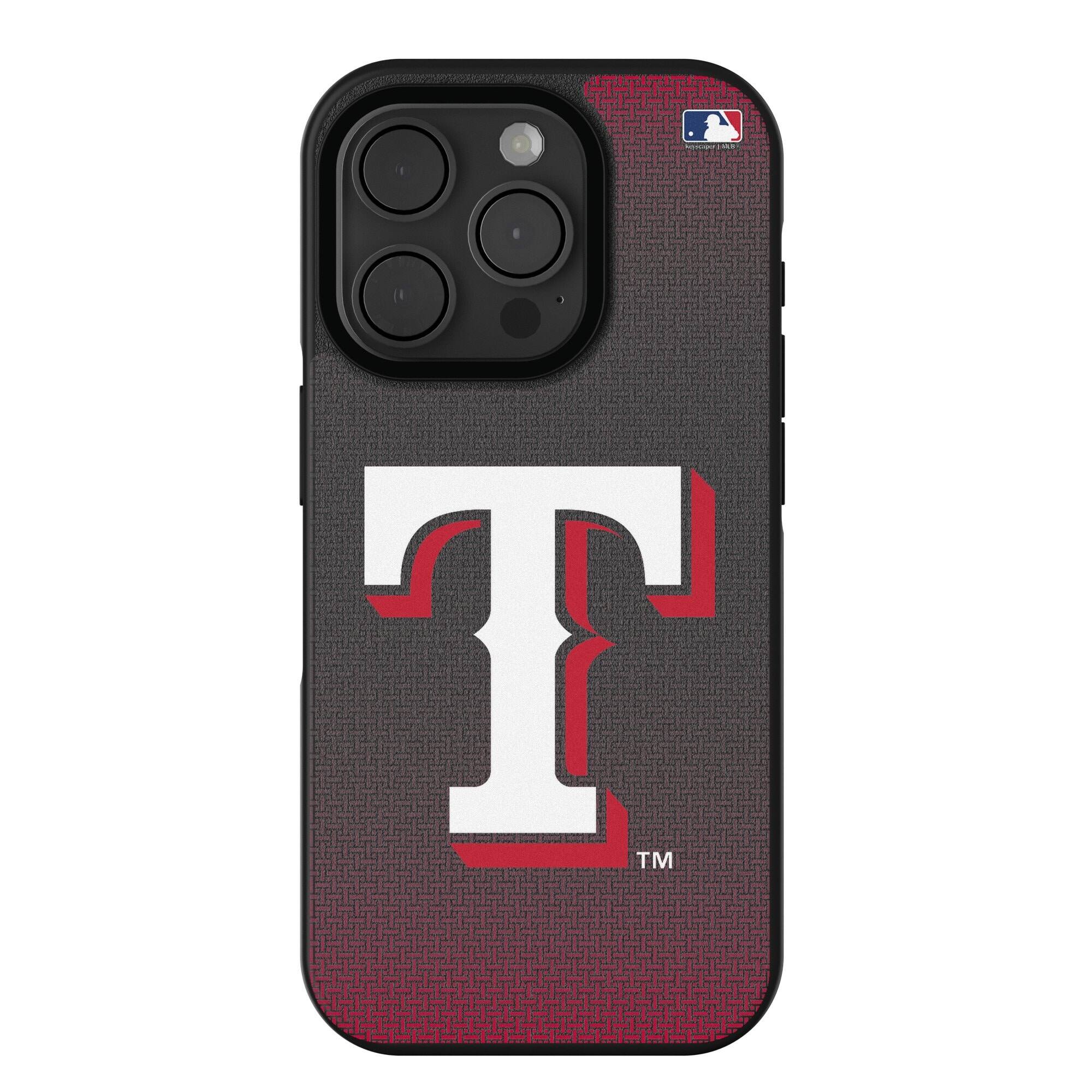 Keyscaper - MLB - Texas Rangers Linen Logo iPhone Bump Case - 13 mini - Black price history on PriceWatchPro