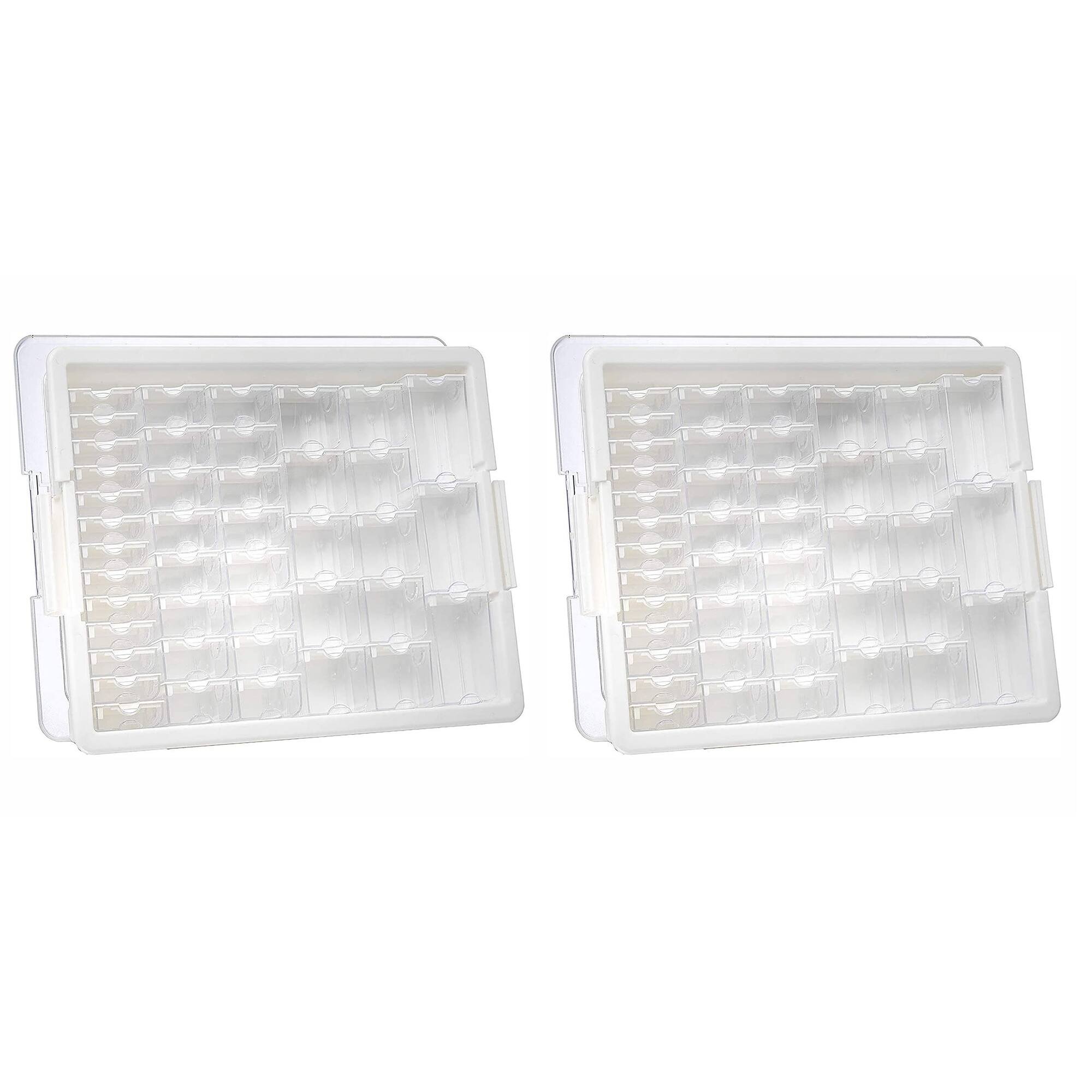 Front. Bead Storage Solutions - Elizabeth Ward Bead Storage Solutions 45 Piece Craft Supplies Organizer (2 Pack).