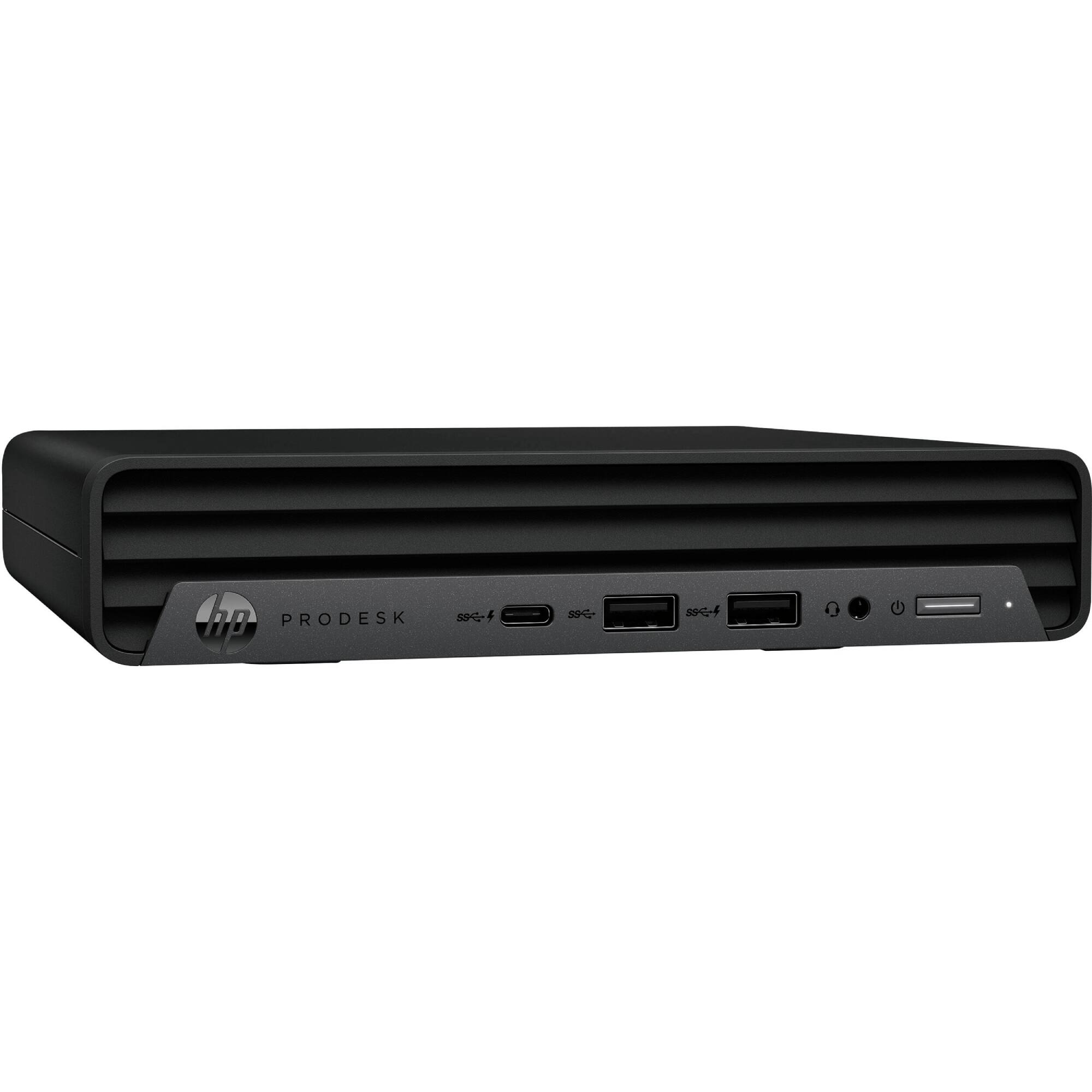 Alt View 2. HP - HP Prodesk 600 G6 Desktop Intel Core i5-10500T 16GB 256GB SSD Windows 11 Pro - Black.