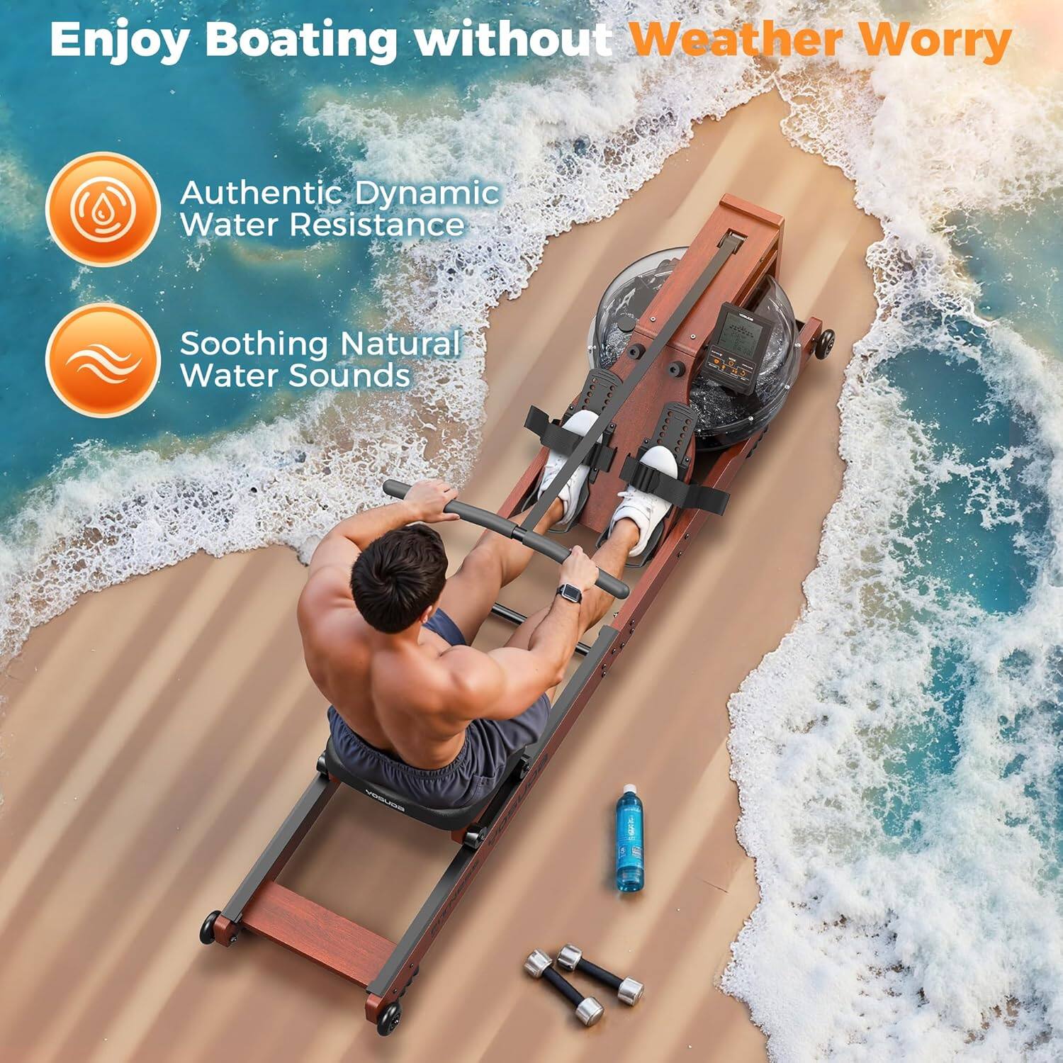 Enjoy Boating without Weather Worry

- Authentic Dynamic Water Resistance
- Soothing Natural Water Sounds