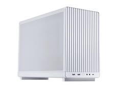 Front. Lian Li - LIAN LI A3-mATX White SPCC M-ATX / ITX Computer Case ------ A3-mATX-W - White.