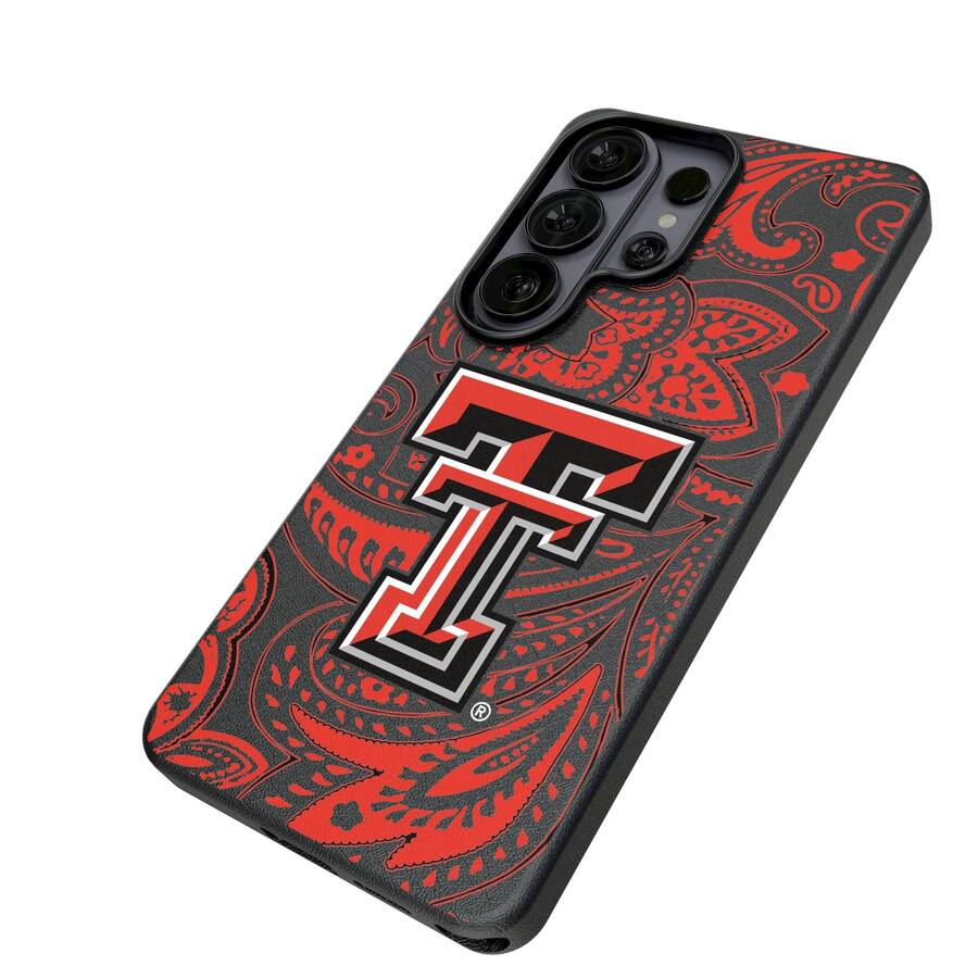 Red Tech 10 Keyscaper NCAA Texas Tech Red Raiders Paisley Galaxy Magnetic Bump Case ...