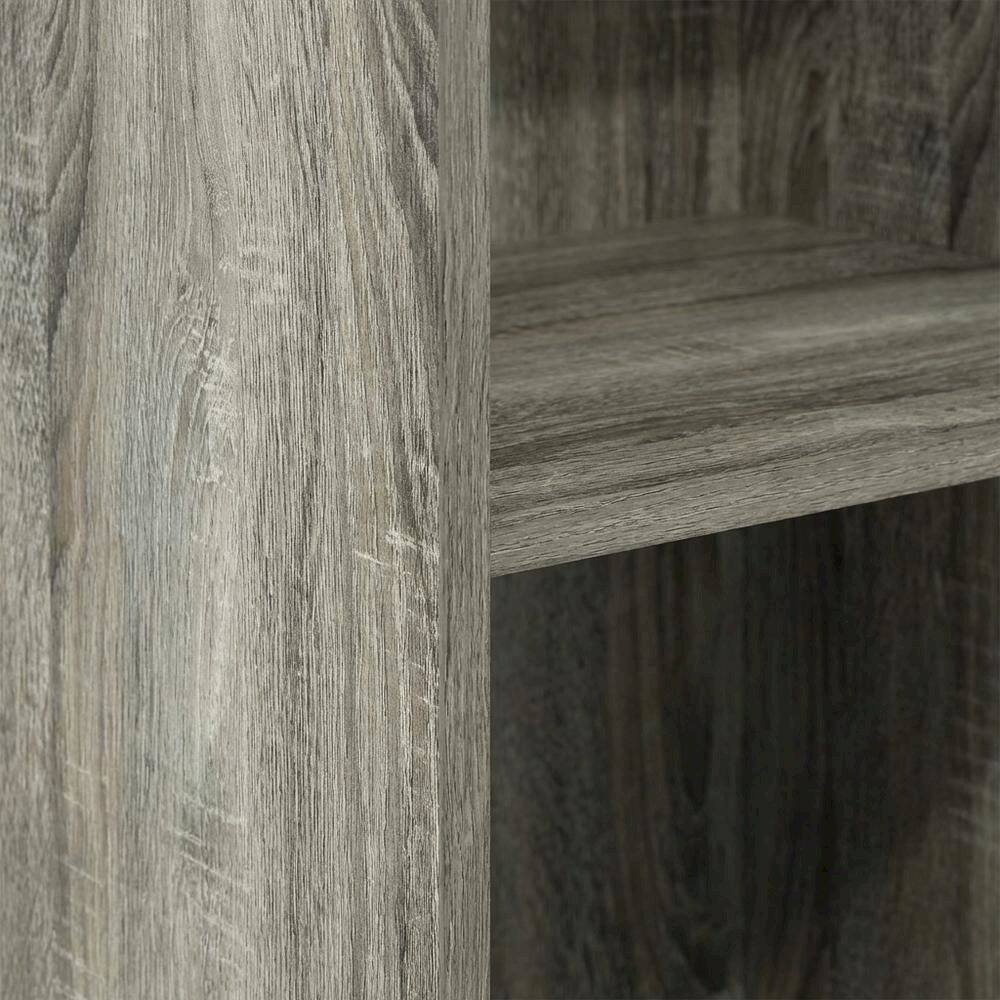 Alt View 1. FurniFact - Wood Bookcase with Spacious Shelves and Stylish Finish - French Oak.