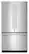 Front. Maytag - 36 in. Wide 25.2 cu. ft. French Door Refrigerator with Max Cool Setting - Fingerprint Resistant Stainless Steel.