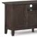 Alt View 3. Simpli Home - Redmond SOLID WOOD 72 inch TV Media Stand in Brunette Brown For TVs up to 80 inches - Brunette Brown.