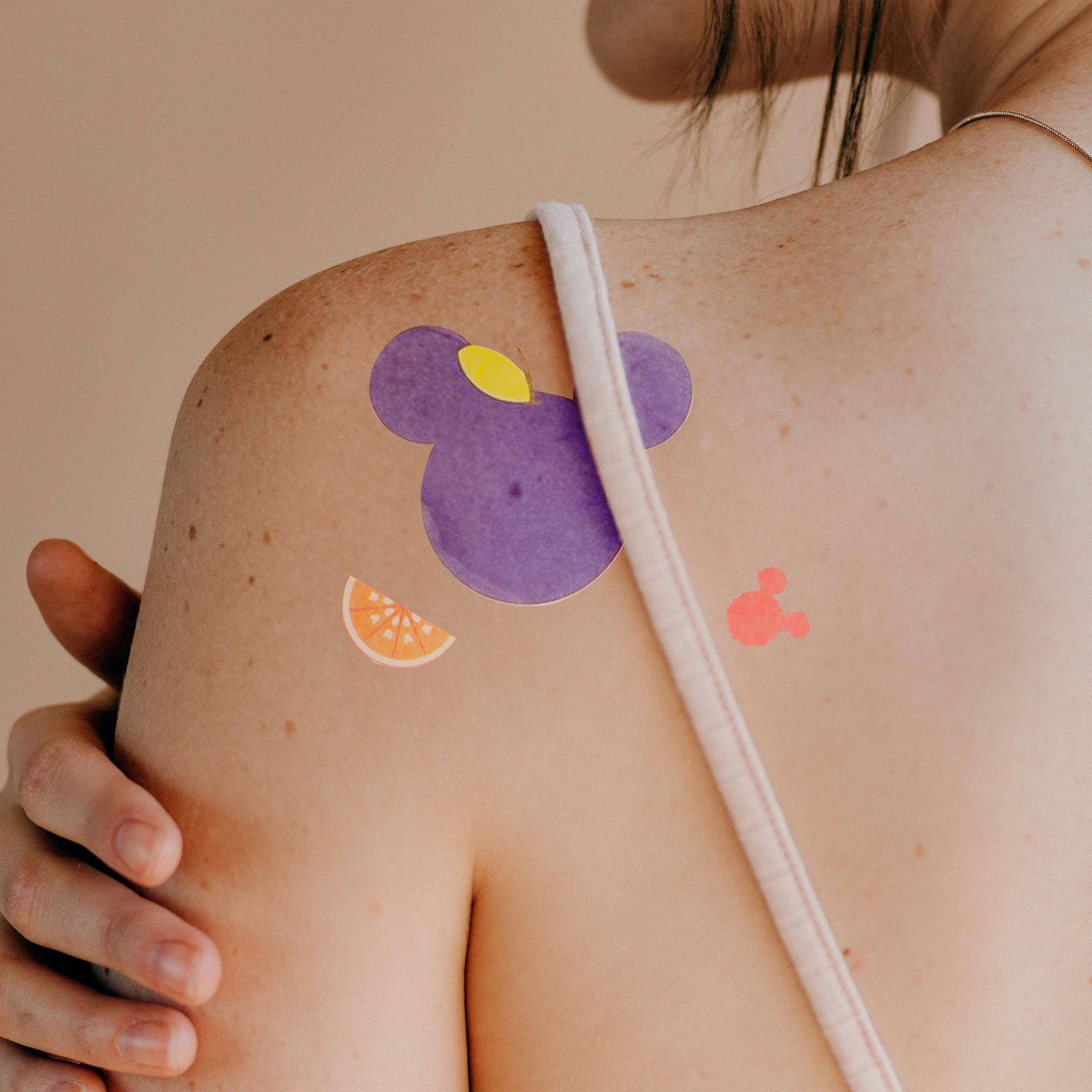 Alt View 10. Disney - Disney Mickey Mouse Fruit Temporary Tattoos | 48 Count - Multi-Color.