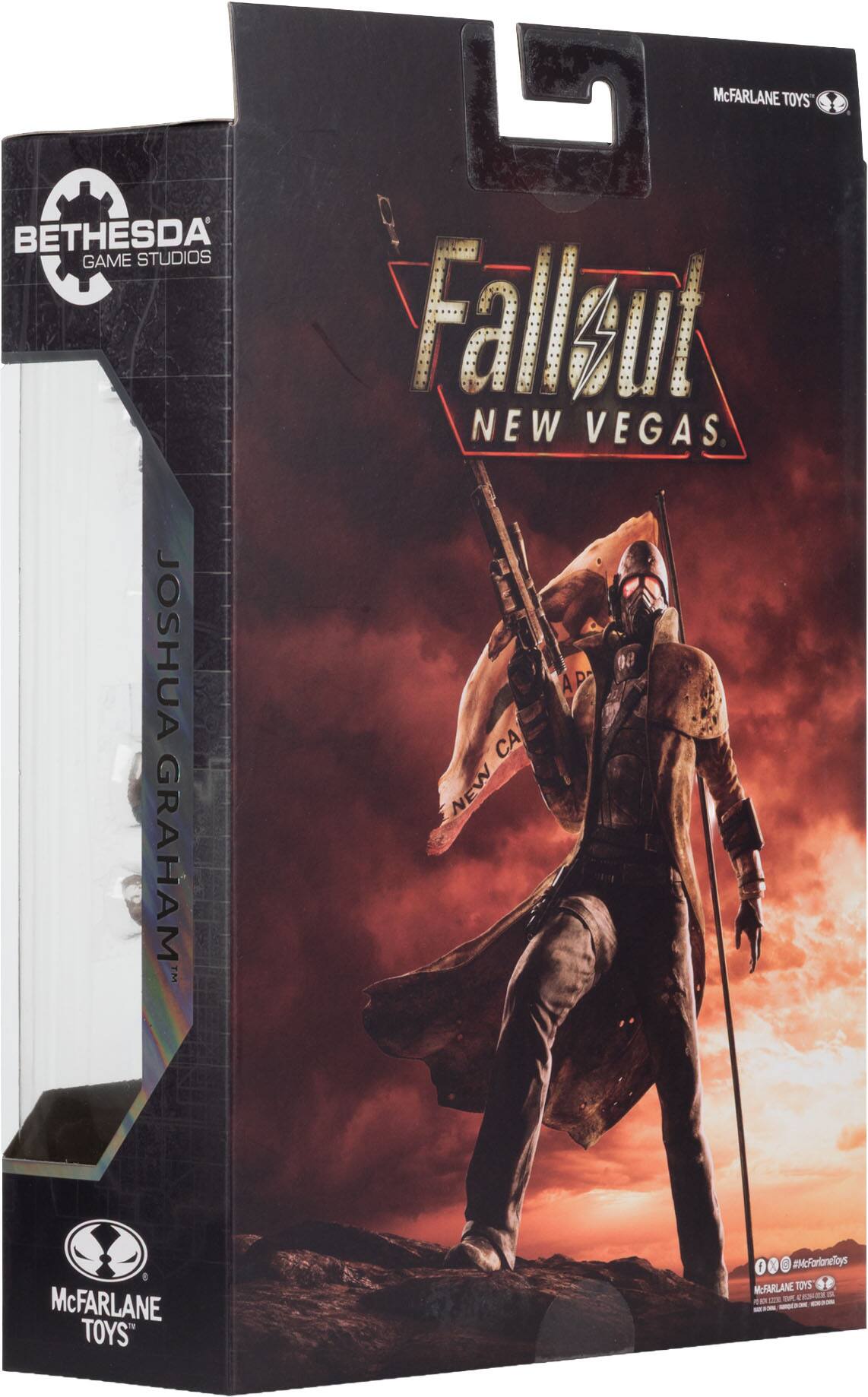 McFARLANE TOYS BETHESDA GAME STUDIOS JOSHUA GRAHAM TM Fallout NEW VEGAS 0e AP A CA NEW e McFARLANE TOYS" f X 2 #McFarlaneToys M-FARLANE TOYS A3 d 10 SP 4 T