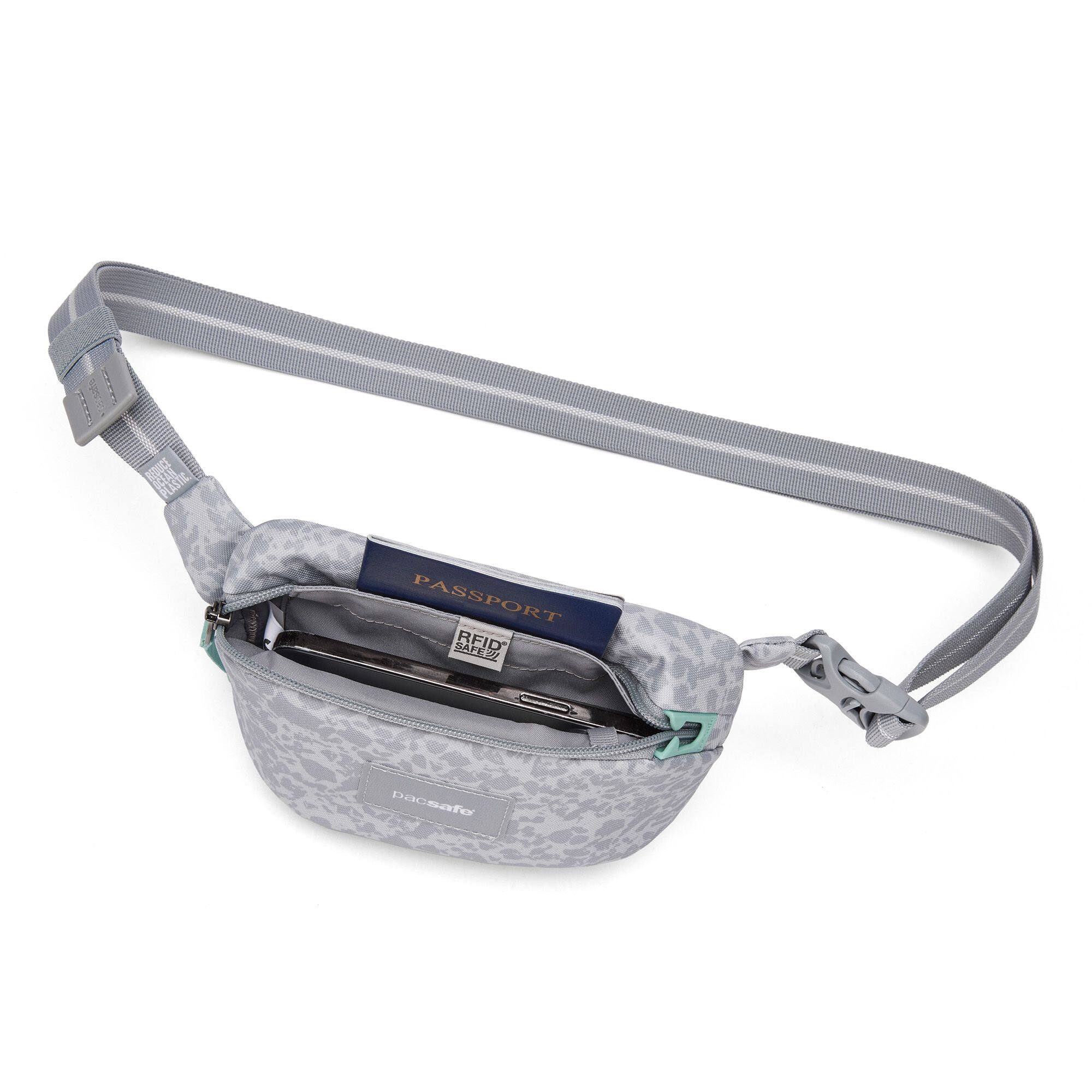 - Reduce plastic
- Passport RFID Safe
- Pacsafe