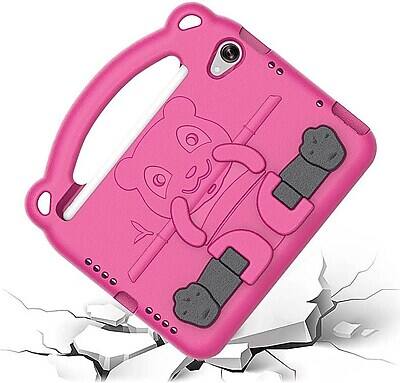 Alt View 5. SaharaCase - iPad mini A17 Pro & 6th Generation 2021 Protection Bundle, KidProof Case with Tempered Glass Screen - Pink.
