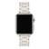 Back. Posh Tech - Orla Silicone and Metal Band for Apple Watch - Starburst.