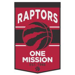 WinCraft - Toronto Raptors 24" x 38" Primary Logo Banner - Multicolor