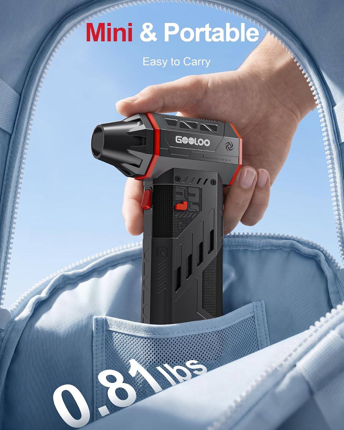 Mini & Portable  
Easy to Carry  
GeGLOO  
0.81 lbs